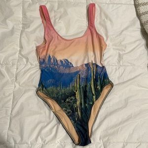 Cactus print — One piece swimsuit